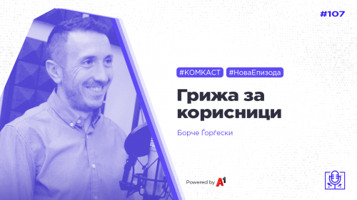 #комкаст 107 – Грижа за корисници со Борче Ѓорѓески