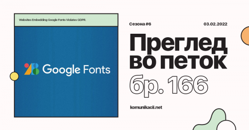 166 #ПрегледВоПеток – 5G, LinkeIn Audio Events, spotif